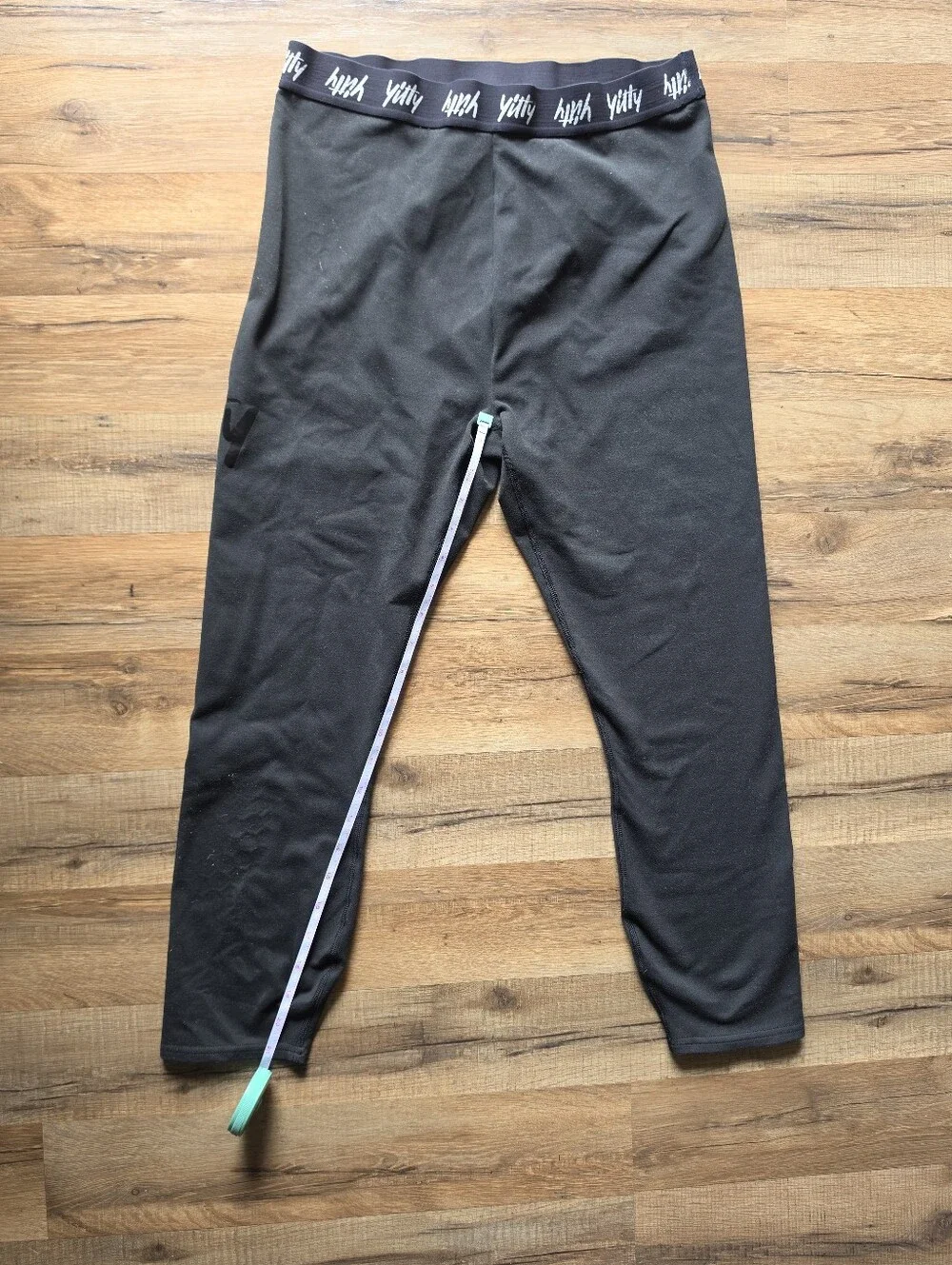 ​✨ Yitty by Lizzo Black Logo Waistband High-Rise Leggings Size Medium M ✨